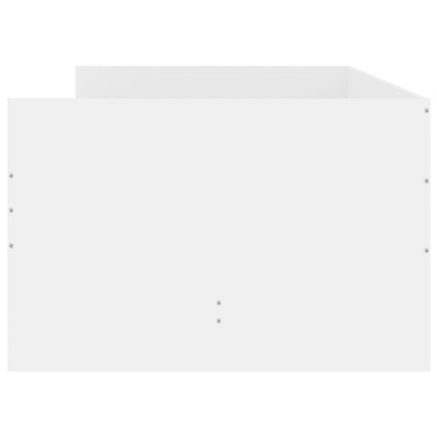 vidaXL Bed Frame with Drawers without Mattress White 90x200 cm