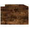 vidaXL Bed Frame with Drawers without Mattress Smoked Oak 90x200 cm