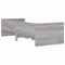 vidaXL Bed Frame with Drawers without Mattress Grey Sonoma 90x200 cm