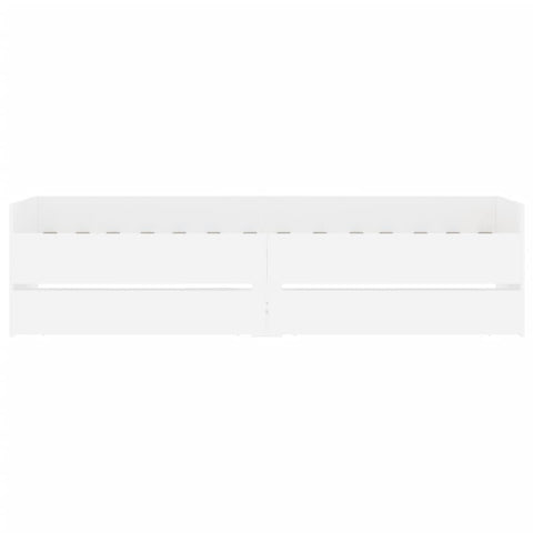 vidaXL Bed Frame with Drawers without Mattress White 90x190 cm Single