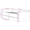 vidaXL Bed Frame with Drawers without Mattress White 90x190 cm Single