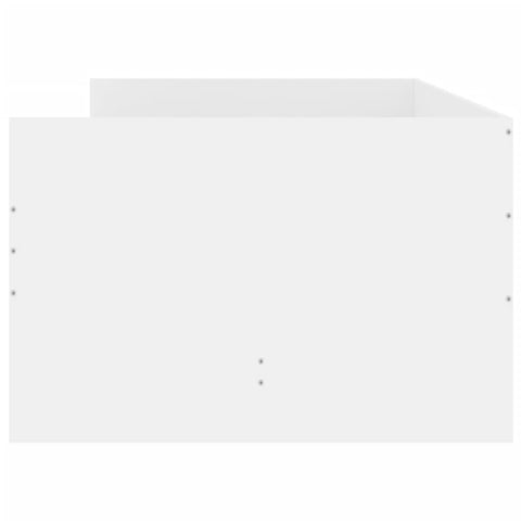 vidaXL Bed Frame without Mattress White 75x190 cm Small Single Small Single