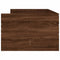 vidaXL Bed Frame without Mattress Brown Oak 75x190 cm Small Single Small Single