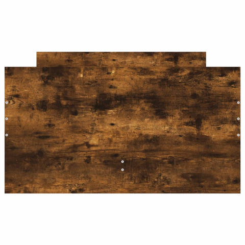 vidaXL Bed Frame with Drawers without Mattress Smoked Oak 100x200 cm