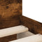 vidaXL Bed Frame with Drawers without Mattress Smoked Oak 100x200 cm