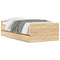 vidaXL Bed Frame with Drawers without Mattress Sonoma Oak 90x200 cm