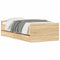 vidaXL Bed Frame with Drawers without Mattress Sonoma Oak 90x200 cm