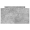 vidaXL Bed Frame with Drawers without Mattress Concrete Grey 90x200 cm
