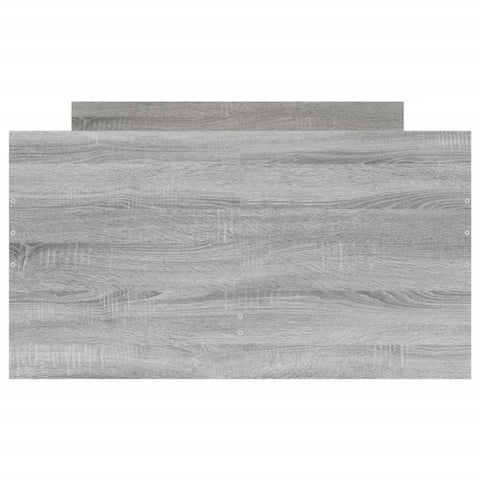 vidaXL Bed Frame with Drawers without Mattress Grey Sonoma 90x200 cm