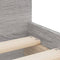 vidaXL Bed Frame with Drawers without Mattress Grey Sonoma 90x200 cm