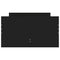 vidaXL Bed Frame with Drawers without Mattress Black 90x190 cm Single
