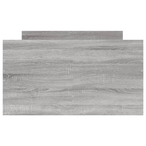 vidaXL Bed Frame with Drawers without Mattress Grey Sonoma 90x190 cm Single