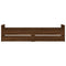 vidaXL Bed Frame with Drawers without Mattress Brown Oak 90x190 cm Single