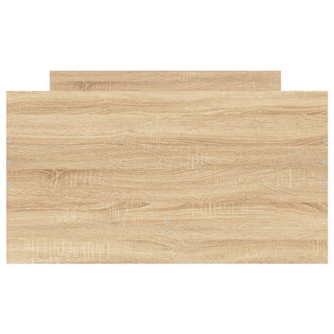 vidaXL Bed Frame without Mattress Sonoma Oak 75x190 cm Small Single Small Single
