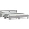 vidaXL Bed Frame without Mattress Grey Sonoma 160x200 cm