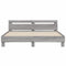 vidaXL Bed Frame without Mattress Grey Sonoma 160x200 cm