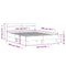 vidaXL Bed Frame without Mattress Smoked Oak 150x200 cm King Size