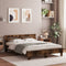 vidaXL Bed Frame without Mattress Smoked Oak 150x200 cm King Size