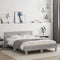 vidaXL Bed Frame without Mattress Grey Sonoma 150x200 cm King Size