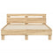 vidaXL Bed Frame without Mattress Sonoma Oak 140x200 cm
