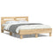 vidaXL Bed Frame without Mattress Sonoma Oak 120x190 cm Small Double