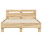 vidaXL Bed Frame without Mattress Sonoma Oak 120x190 cm Small Double