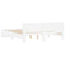 vidaXL Bed Frame without Mattress White 200x200 cm