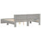vidaXL Bed Frame without Mattress Grey Sonoma 200x200 cm