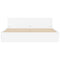 vidaXL Bed Frame without Mattress White 180x200 cm Super King