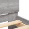 vidaXL Bed Frame without Mattress Grey Sonoma 180x200 cm Super King