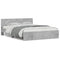vidaXL Bed Frame without Mattress Concrete Grey 150x200 cm King Size