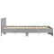 vidaXL Bed Frame without Mattress Concrete Grey 150x200 cm King Size