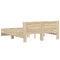 vidaXL Bed Frame without Mattress Sonoma Oak 140x200 cm