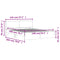vidaXL Bed Frame without Mattress Sonoma Oak 140x200 cm