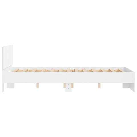 vidaXL Bed Frame without Mattress White 120x200 cm