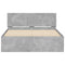 vidaXL Bed Frame without Mattress Concrete Grey 120x200 cm