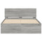 vidaXL Bed Frame without Mattress Grey Sonoma 120x200 cm