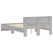 vidaXL Bed Frame without Mattress Grey Sonoma 120x200 cm