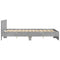 vidaXL Bed Frame without Mattress Concrete Grey 140x190 cm