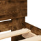 vidaXL Bed Frame without Mattress Smoked Oak 135x190 cm Double