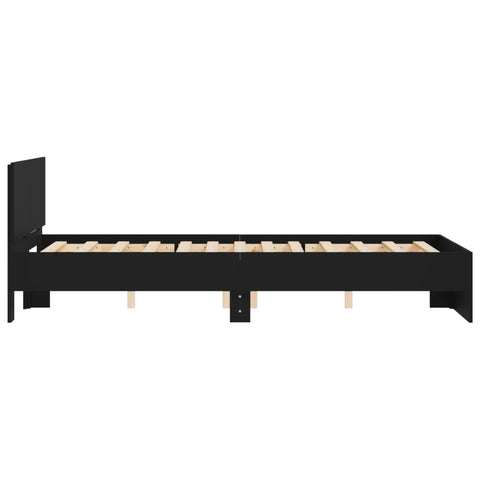 vidaXL Bed Frame without Mattress Black 120x190 cm Small Double