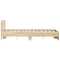 vidaXL Bed Frame without Mattress Sonoma Oak 120x190 cm Small Double