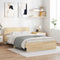 vidaXL Bed Frame without Mattress Sonoma Oak 120x190 cm Small Double