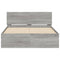 vidaXL Bed Frame without Mattress Grey Sonoma 120x190 cm Small Double