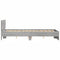 vidaXL Bed Frame without Mattress Grey Sonoma 120x190 cm Small Double