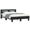 vidaXL Bed Frame with LED without Mattress Black 120x200 cm