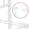 vidaXL Metal Bed Frame without Mattress with Headboard White 90x190cm