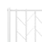 vidaXL Metal Bed Frame without Mattress with Footboard White 80x200cm