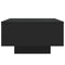 vidaXL Coffee Table Black 55x55x31 cm Engineered Wood