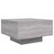 vidaXL Coffee Table Grey Sonoma 55x55x31 cm Engineered Wood